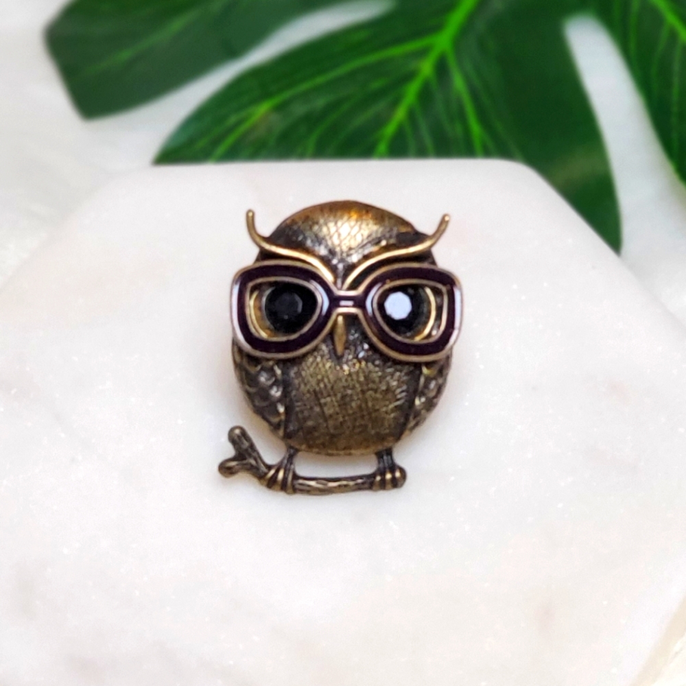 Owl with Glasses Ring
